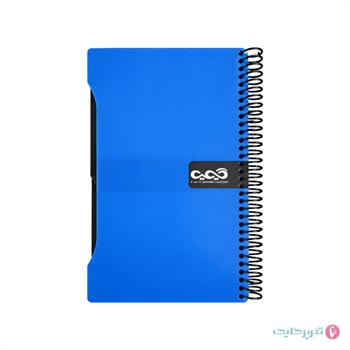 دفترچه یادداشت 100 برگ 23*13 خبرنگاری دیوایدر دار کیمیا کد 34