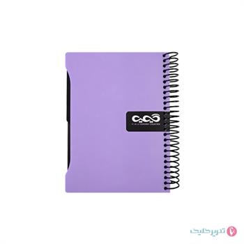 دفترچه یادداشت 100 برگ 16*11 طلقی دیوایدر دار کیمیا کد 35