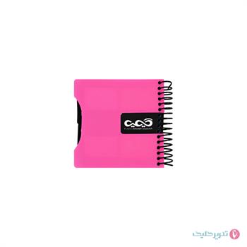دفترچه یادداشت 100 برگ 10*10 طلقی دیوایدر دار کیمیا کد 37