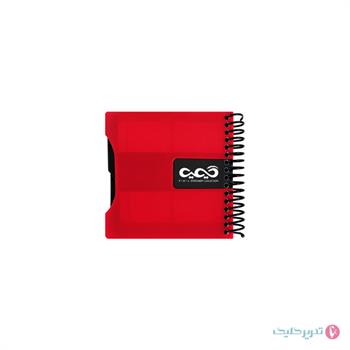 دفترچه یادداشت 100 برگ 10*10 طلقی دیوایدر دار کیمیا کد 37