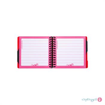 دفترچه یادداشت 100 برگ 10*10 طلقی دیوایدر دار کیمیا کد 37