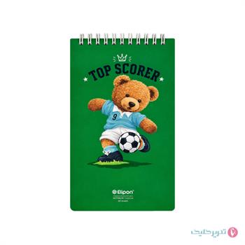 دفترچه یادداشت 80 برگ 22*12 طلقی طرحدار الیپون 2680004 