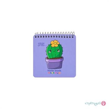 دفترچه یادداشت 60 برگ 10*10 طلقی فانتزی پایاپاب کد 15
