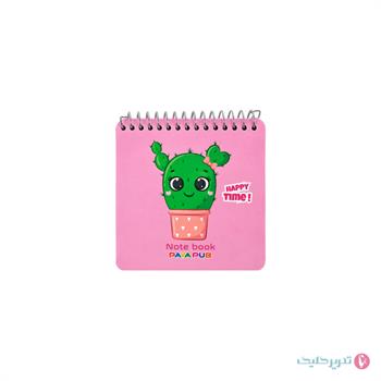 دفترچه یادداشت 60 برگ 10*10 طلقی فانتزی پایاپاب کد 15