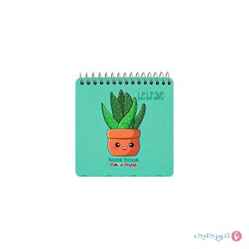 دفترچه یادداشت 60 برگ 10*10 طلقی فانتزی پایاپاب کد 15
