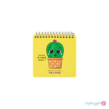 دفترچه یادداشت 60 برگ 10*10 طلقی فانتزی پایاپاب کد 15