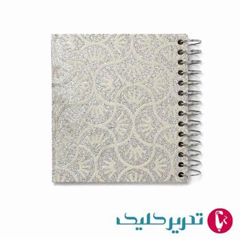 دفترچه یادداشت جلد سلفونی متالیک سن یاز