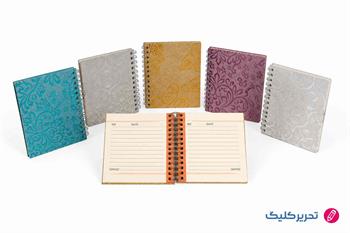 دفترچه یادداشت جلد سلفونی متالیک سن یاز
