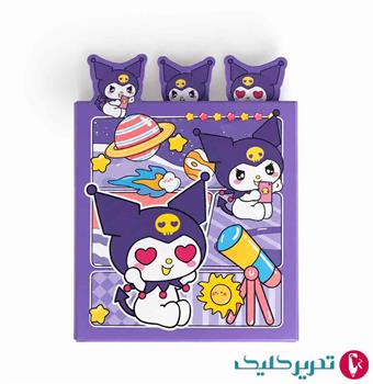 دفترچه یادداشت فانتزی 6 لت اندیکسدار کرومی 6618 