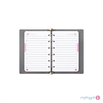 دفترچه یادداشت کلاسوری 120 برگ طلقی پایاپاب کد 046