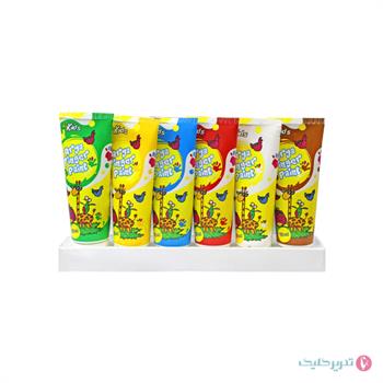 رنگ انگشتی 6 رنگ تیوپی آریا