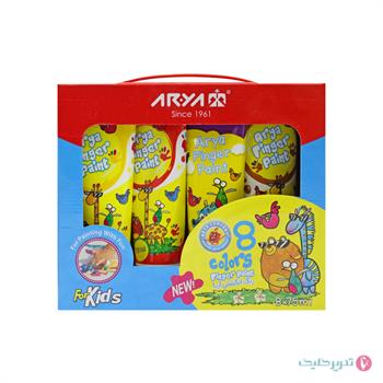 رنگ انگشتی 8 رنگ تیوپی آریا کد 7014