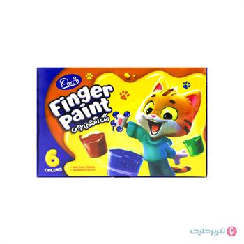 رنگ انگشتی 6 رنگ پارس