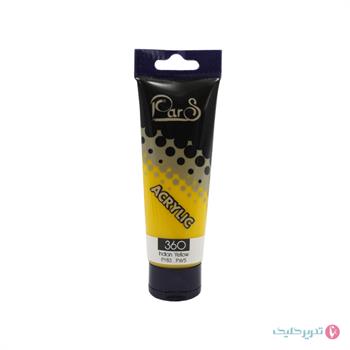 رنگ اکرولیک 75 میل پارس زرد هندی 360 