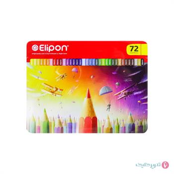 72 رنگ جعبه فلزی تخت الیپون 8127212