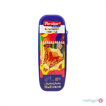 12رنگ جعبه فلزی زیپی پارسی کار 99012