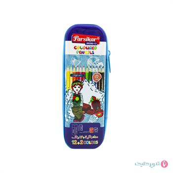 12رنگ جعبه فلزی زیپی پارسی کار 99012