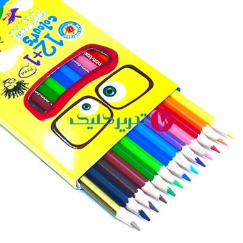 مداد رنگی آریا 12+1 رنگ جعبه مقوا
