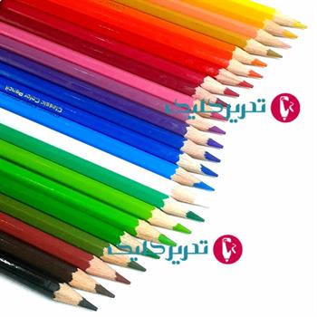 مداد رنگی سی کلاس 24 رنگ جعبه مقوا