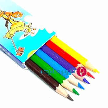 مداد رنگی سی کلاس 6 رنگ جعبه مقوا