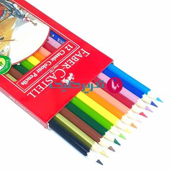 مداد رنگی فابرکاستل 12 رنگ جعبه مقوا