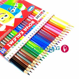مداد رنگی فاتح 24 رنگ جعبه مقوا