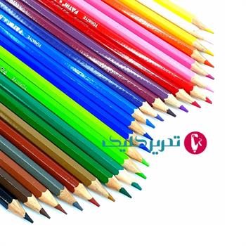 مداد رنگی فاتح 24 رنگ جعبه مقوا