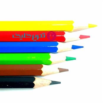 مداد رنگی فاتح 6 رنگ جعبه مقوا
