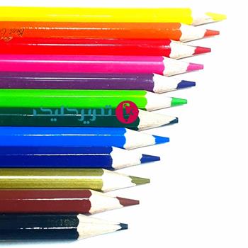 مداد رنگی فلامینگو 12 رنگ جعبه مقوا