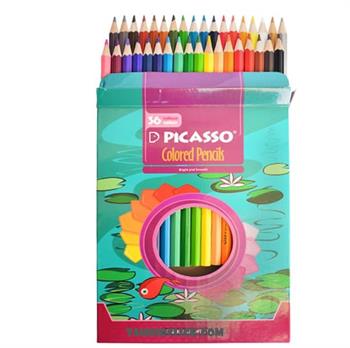 مداد رنگی پیکاسو 36 رنگ جعبه مقوا