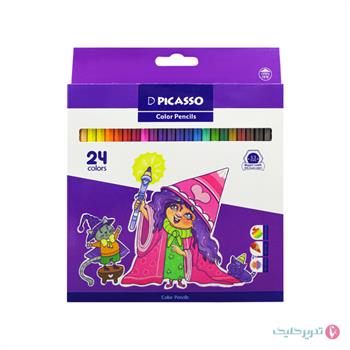 24 رنگ جعبه مقوا پیکاسو