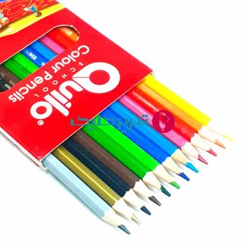 مداد رنگی کویلو 12 رنگ جعبه مقوا