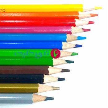 مداد رنگی کویلو 12 رنگ جعبه مقوا