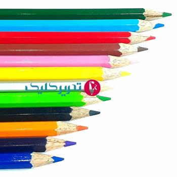 مداد رنگی دامس 12 رنگ لوله ای