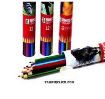 مداد رنگی دایناسور 12 رنگ لوله ای