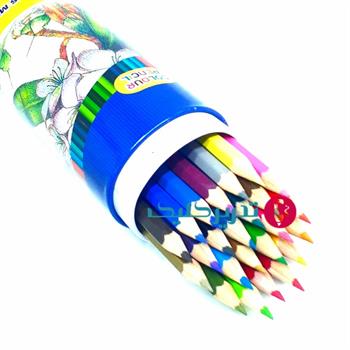مداد رنگی پارس مداد 24 رنگ لوله ای