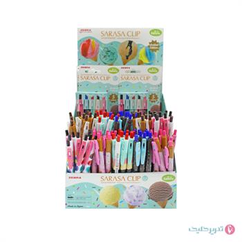 روان نویس رگلامی ساراسا زبرا طرح آیس کریم