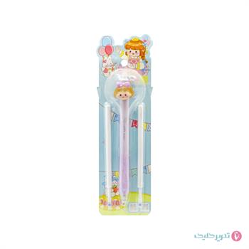 روان نویس پاک کن دار فانتزی همراه 2 یدک 10312