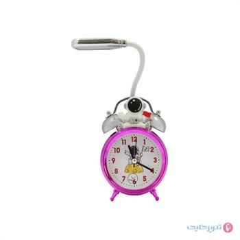  ساعت رومیزی کوکی و چراغ مطالعه شارژی 2371