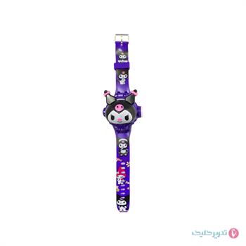 ساعت مچی کرومی طرح جور رندوم