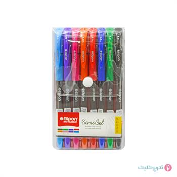 ست 8 رنگ خودکار  1.0 سمی  ژل الیپون 8261301