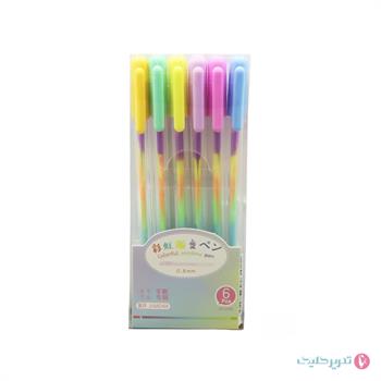 ست 6 عددی روان نویس رنگین کمان 2206