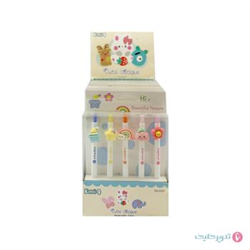  ست 5 عددی روان نویس سیلیکون دار 0601