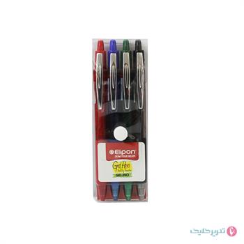  ست 4 عددی روان نویس ژلینو الیپون 8184005