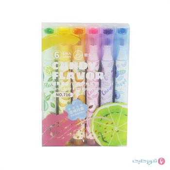  ست 6 عددی ماژیک فسفری معطر مهردار 716