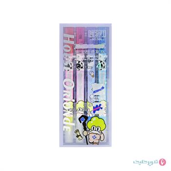 ست 4 عددی ماژیک فسفری پاک کن دار 986