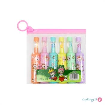 ست 6 عددی ماژیک فسفری کپسولی لبوبو 0071