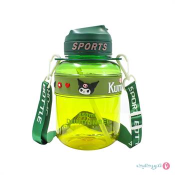 قمقمه 850 میل خارجی اسپورت نوار سیلیکونی فانتزی گرد