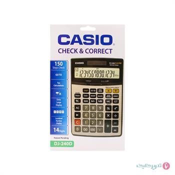 ماشین حساب رومیزی بزرگ کاسیو  DJ240D  