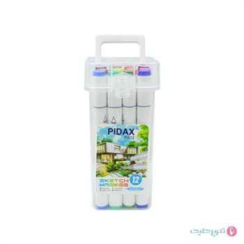 ماژیک 12رنگ راند و تاچ پیداکس 812